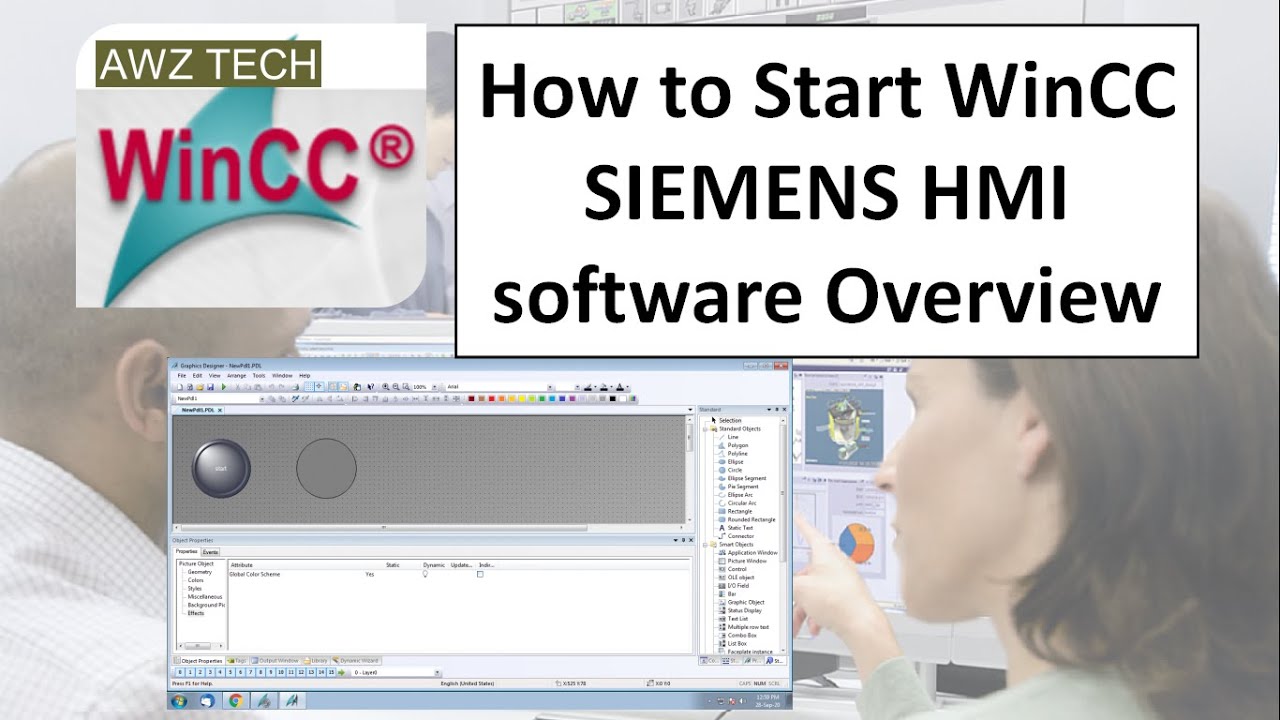 HOW TO START WinCC Siemens HMI  Overview