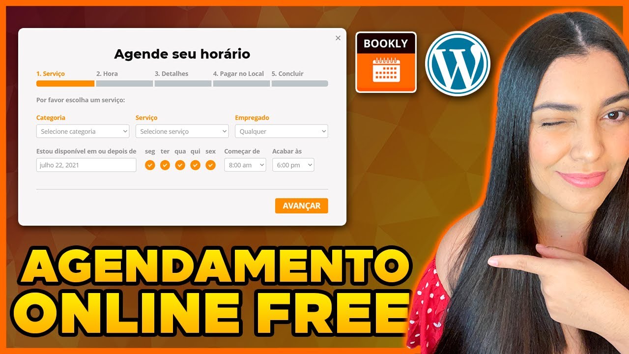 Como Colocar AGENDAMENTO DE SERVIÇOS no WordPress [Plugin Bookly Grátis]