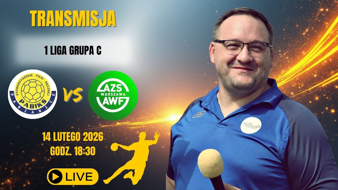 SPR Pabiks Pabianice - AZS AWF Warszawa - 1 liga grupa C - kolejka 16 - na żywo