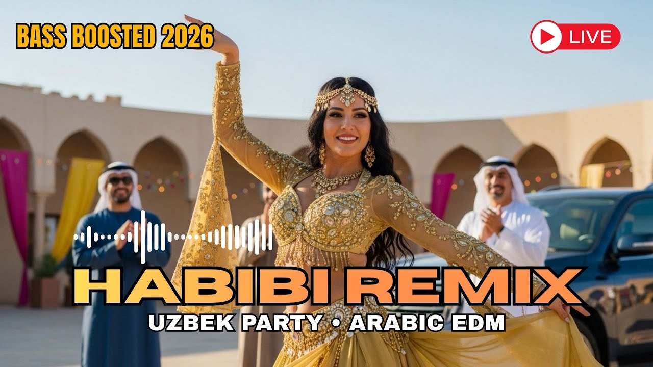 Habibi Uzbek Remix 2026 🔴 LIVE | Arabic EDM Belly Dance Golden Hour Desert Mix