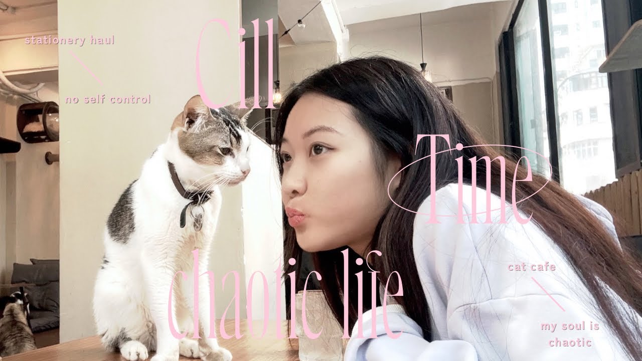 when self-control has left the chat…(flea market, cat cafe, stationery haul, journaling)🖍️🫧