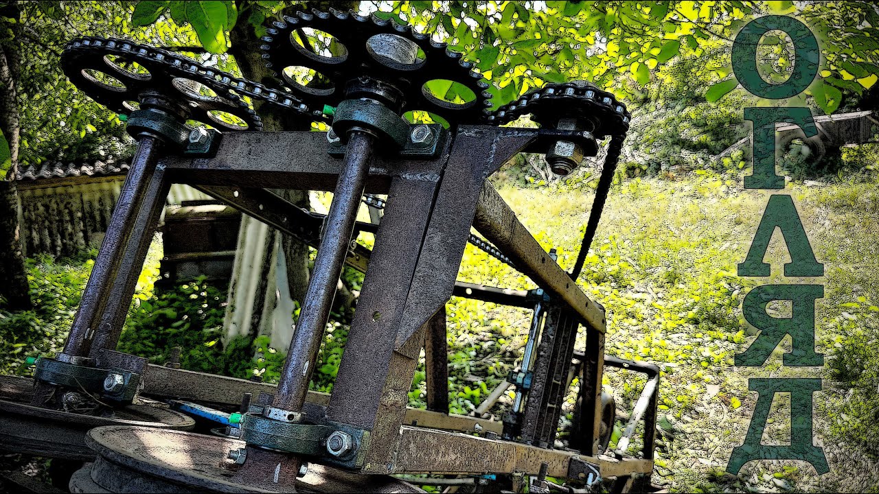 Саморобний комбайн для часнику