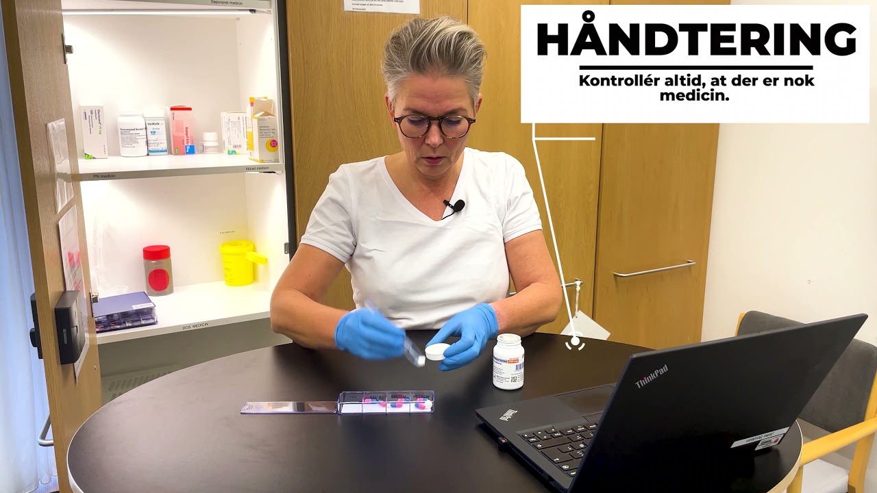 Medicindispensering hos borger - instruktionsfilm