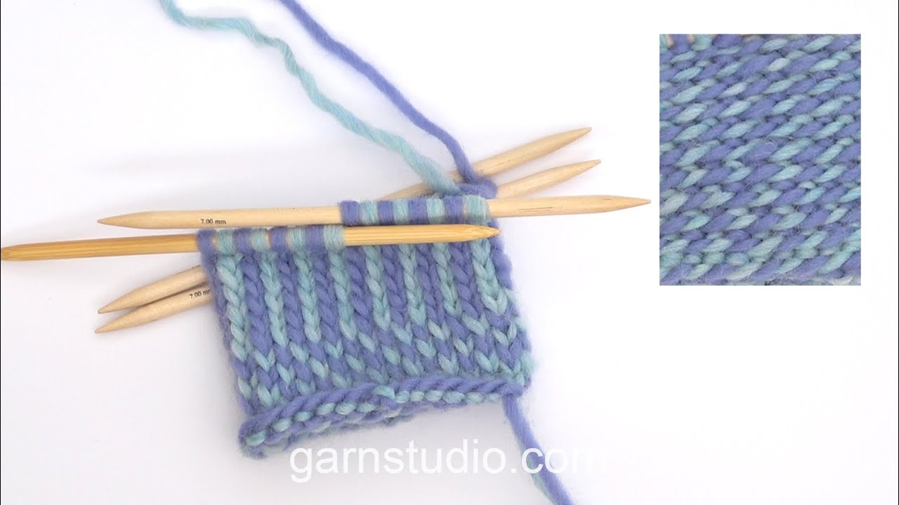 How to do twined knitting