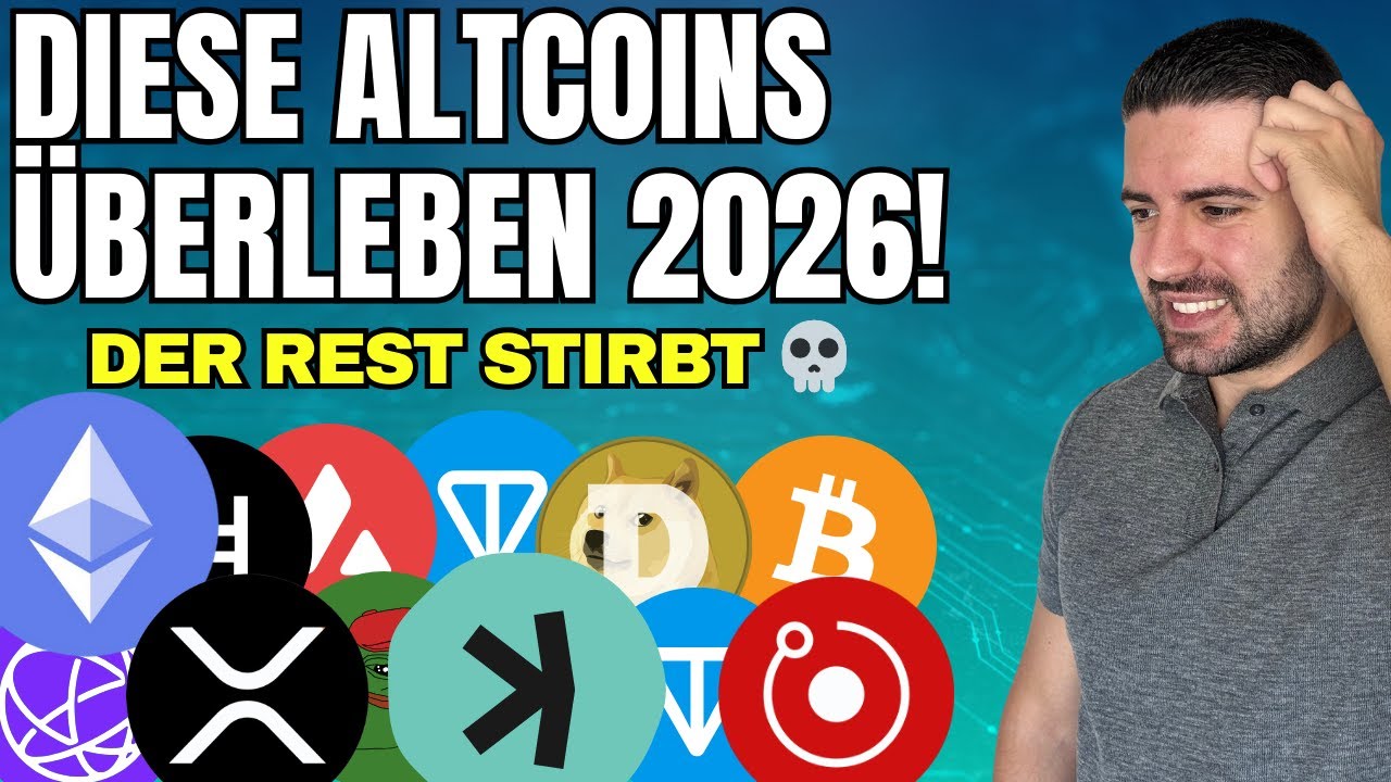 Krypto: Diese 5 ALTCOINS &uuml;berleben den B&auml;renmarkt 2026! Und werden dann EXPLODIEREN 🔥