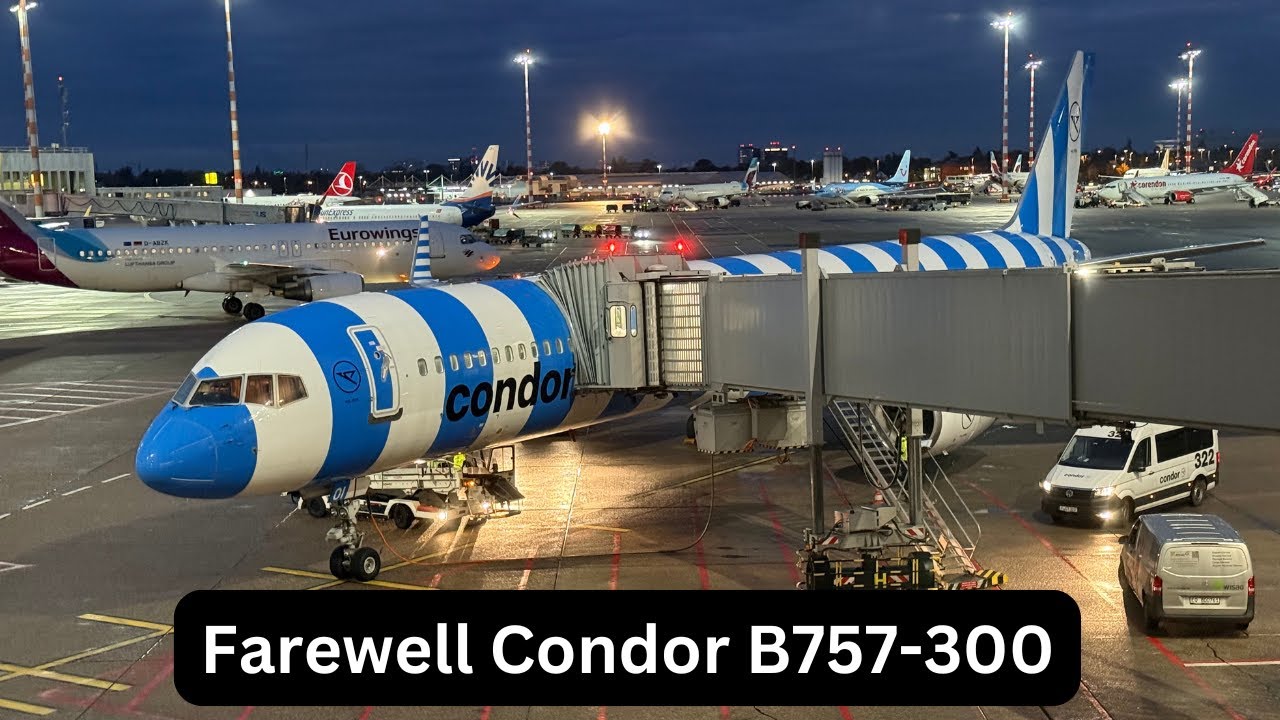 ✈Trip report | Condor B757-300  | Last flight on the Condor 757  | Düsseldorf-Palma ✈
