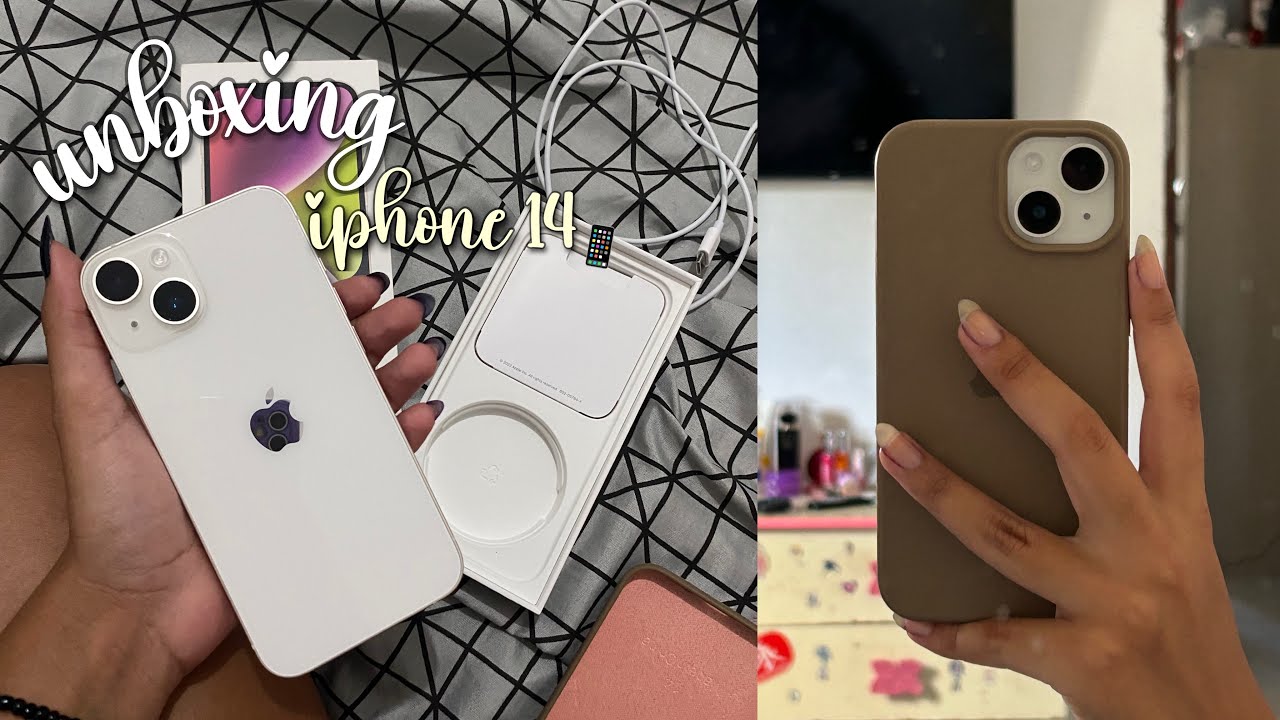 unboxing do meu novo celular | iPhone 14 📱