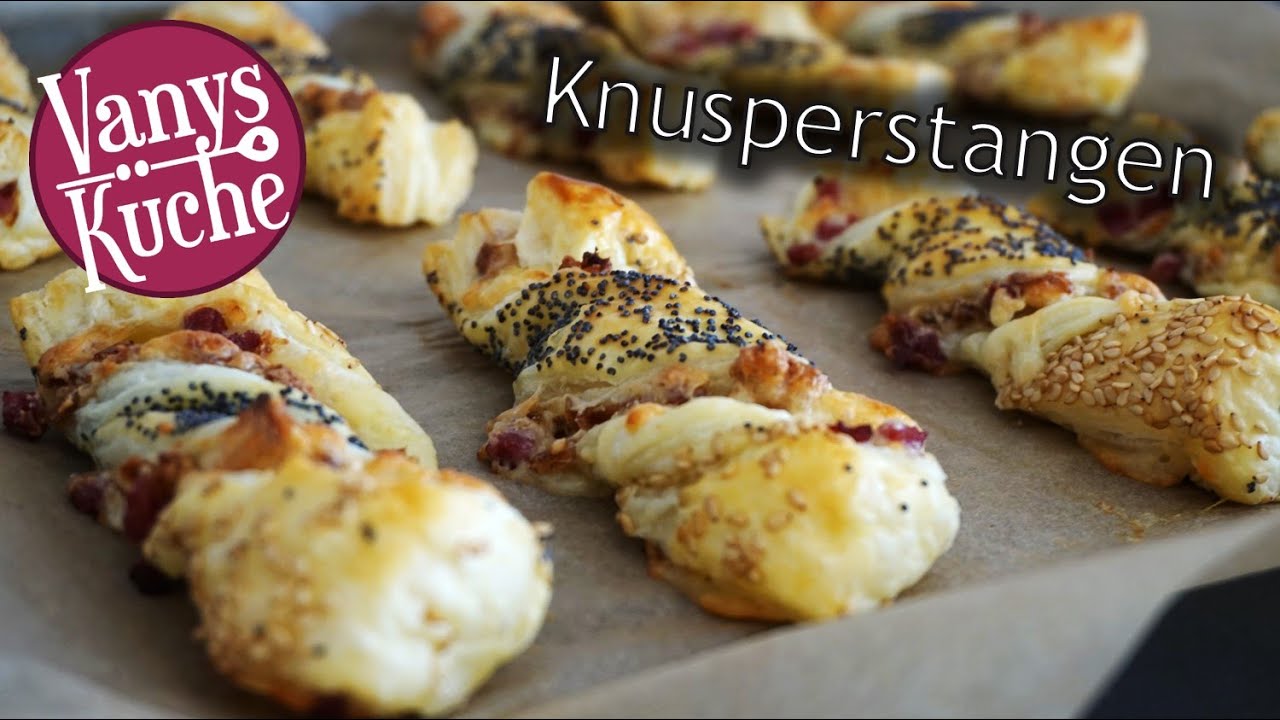 Herzhafte Knusperstangen für die nächste Party!