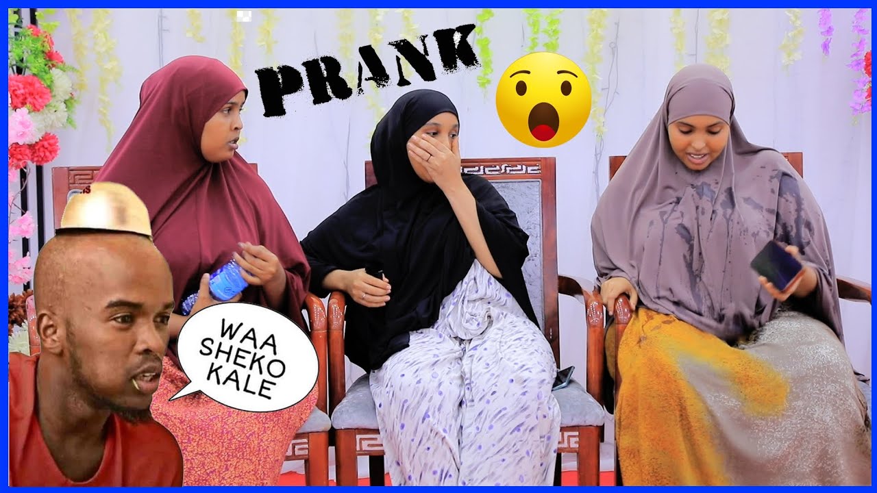 prank (XAYAAD OO BIYO LAGU SHUBAY TAARIIQ KA DHACDAY MESHAN😞😁☺️