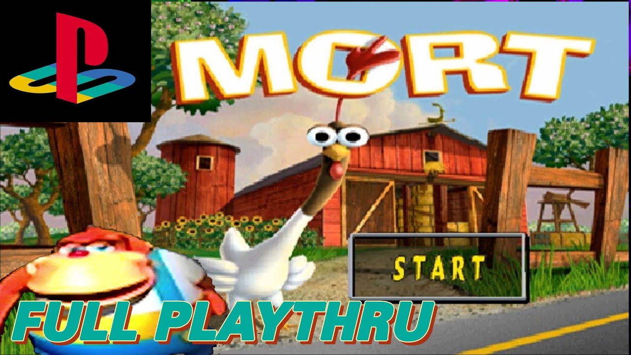 Mort The Chicken on PS1 contains a real death scream