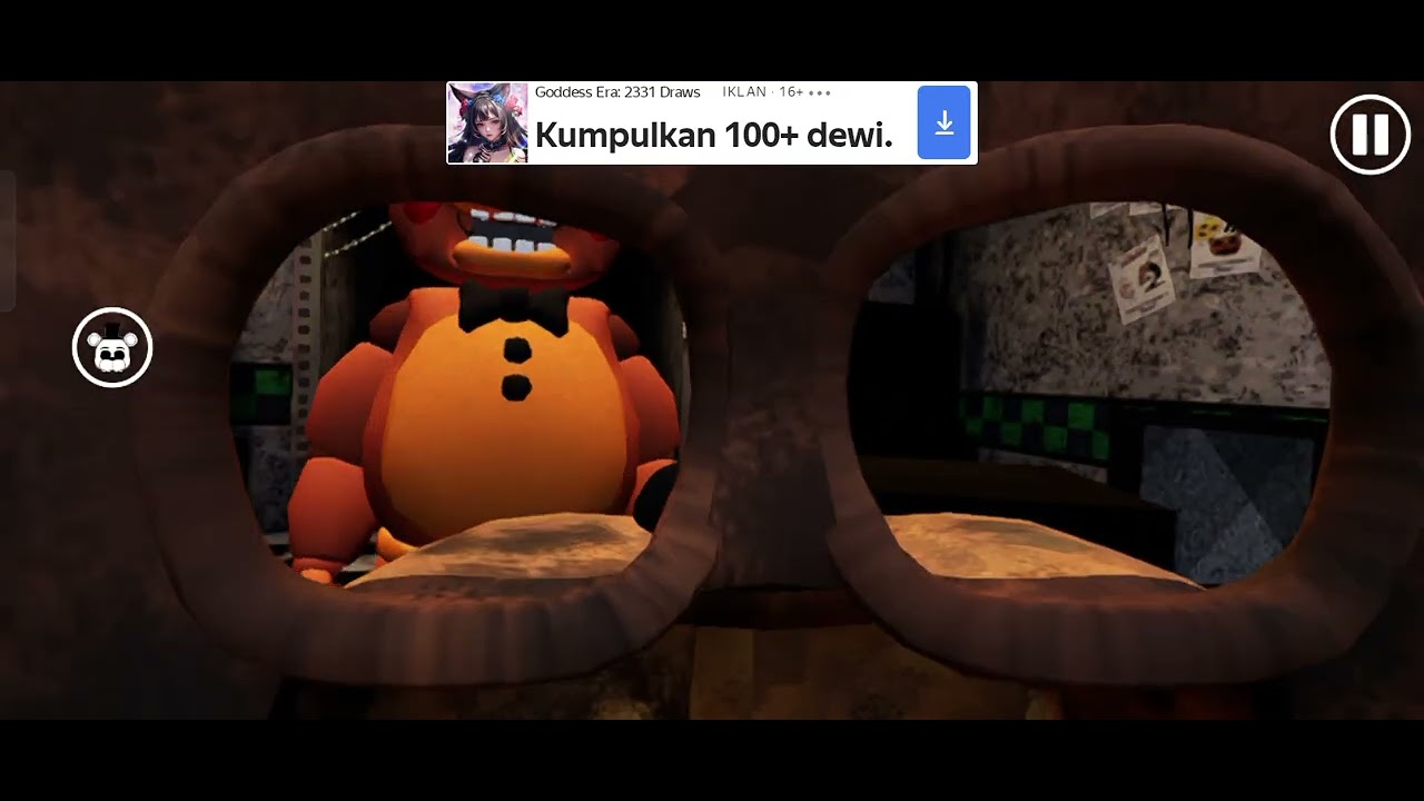 Baru main sudah kena double jumpscare!!!!! Cnaf 2 custom night