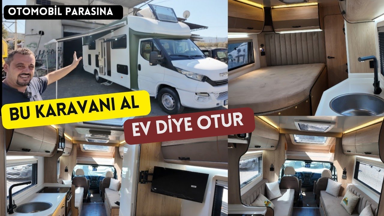 BU KARAVANI AL EV DİYE OTUR. OTOMOBİL PARASINA KARAVAN !