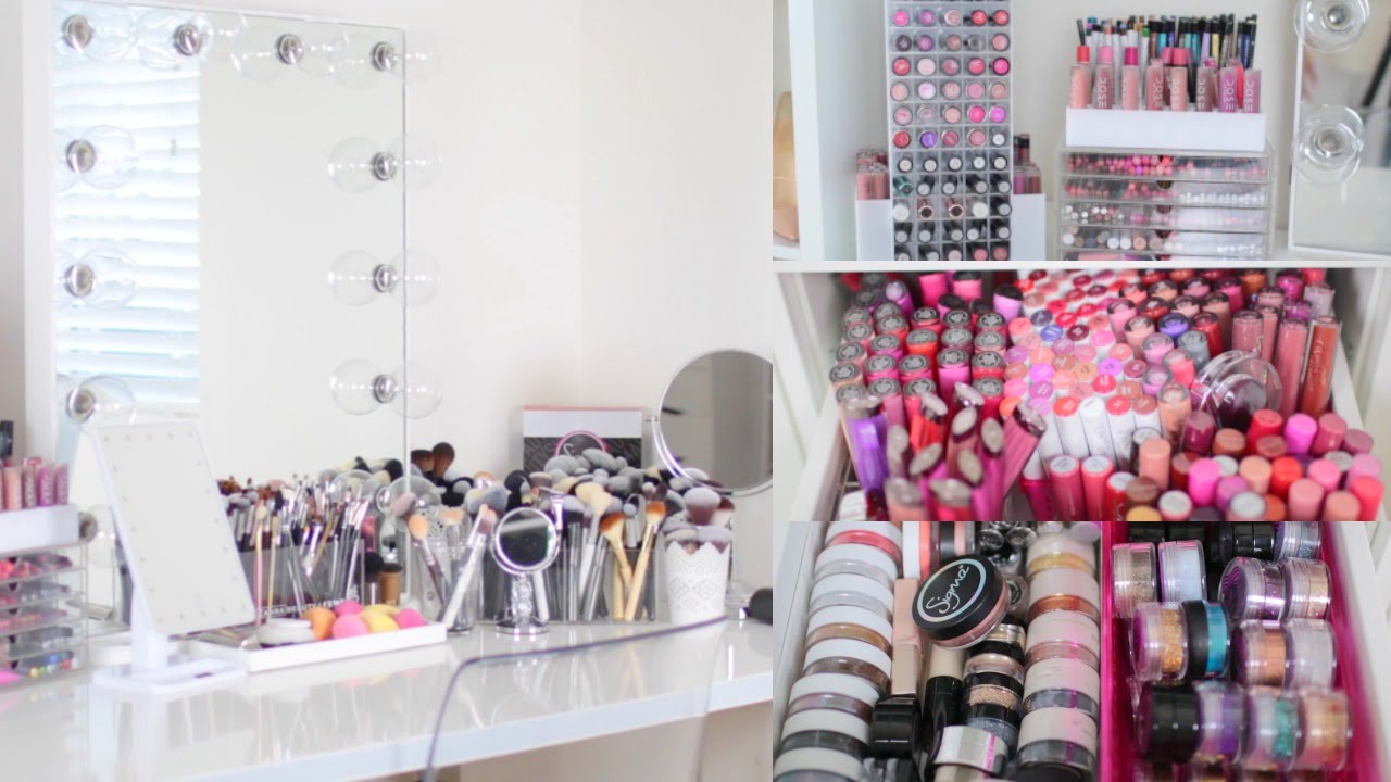 MAKEUP COLLECTION & STORAGE 2016 | BeautyyBird