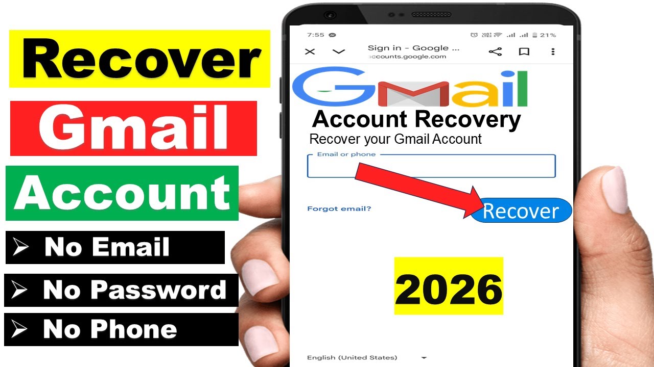 Gmail Account Recovery Kaise Kare | Email Recovery Kaise Kare | How to Recover Gmail Account