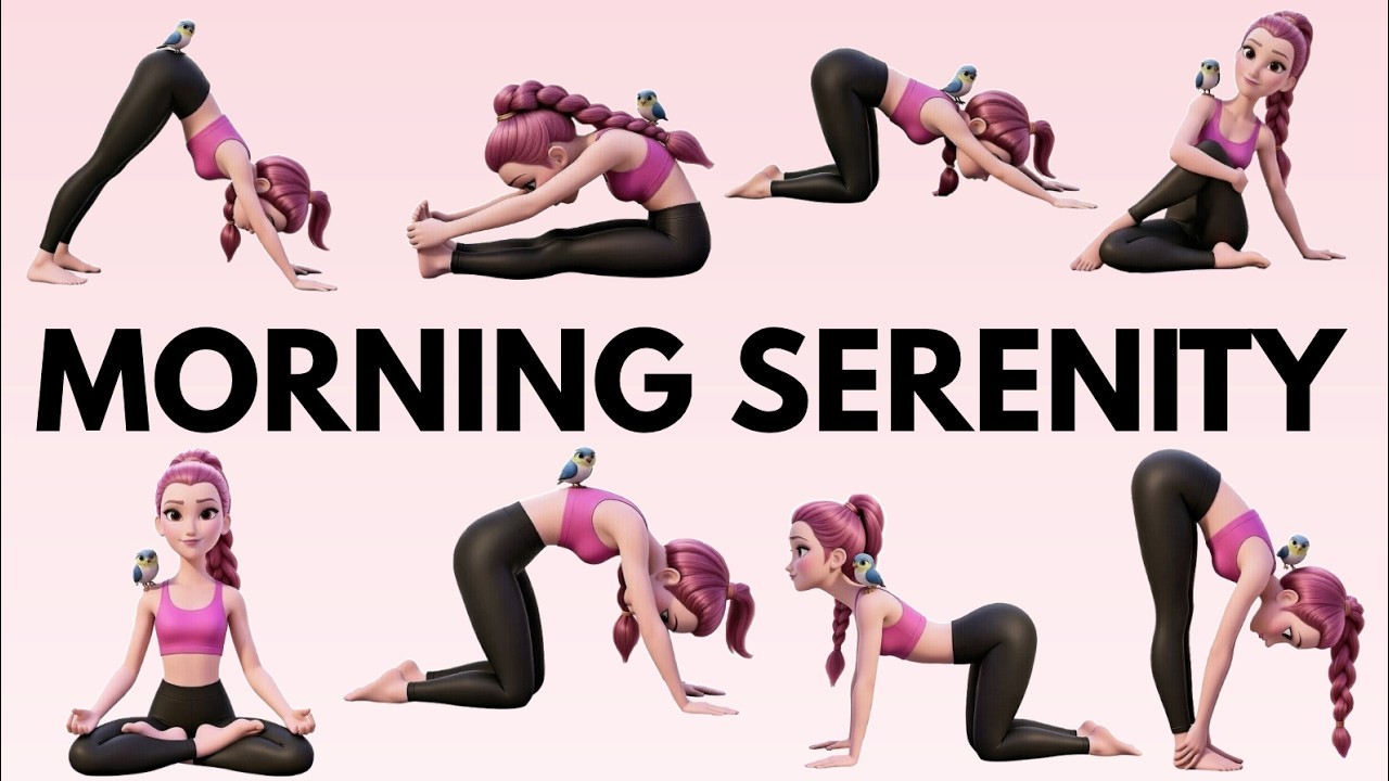 5 Min Yoga for Kids | Yoga for Morning Serenity | Preschoolers activities