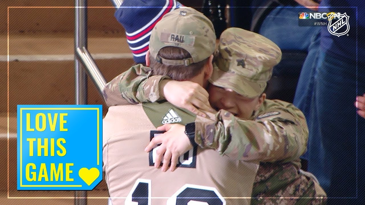Sergeant Sharon Rau surprises family for emotional reunion at MSG