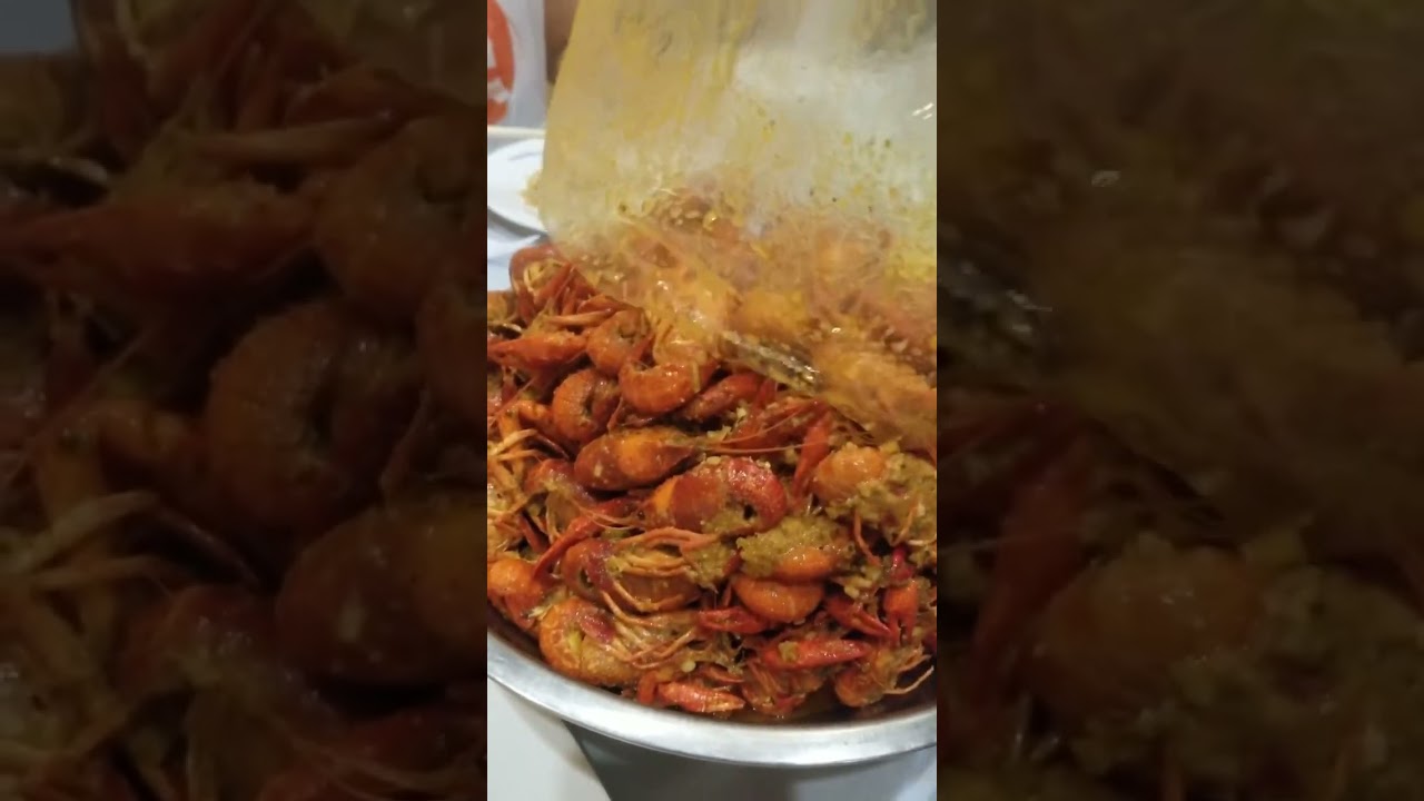 미국 가재 요리 Cajun Crawfish Houston Texas