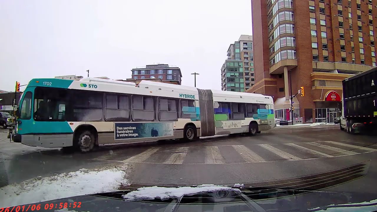 Timelapse Ottawa driving from Glebe to King Edward | Copyright-free video usable Creative Commons