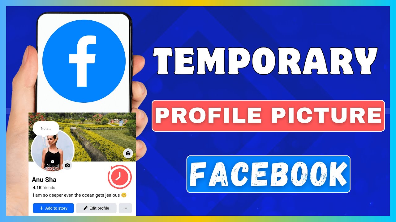 How To Add A Temporary Profile Picture On Facebook | Set Temporary Profile In Facebook