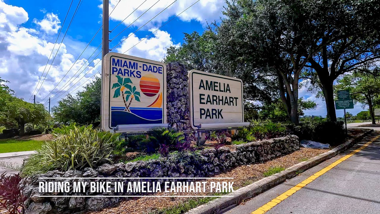Riding my mountain bike (again) in Amelia Earhart Park, Hialeah @zudhanproductions7887