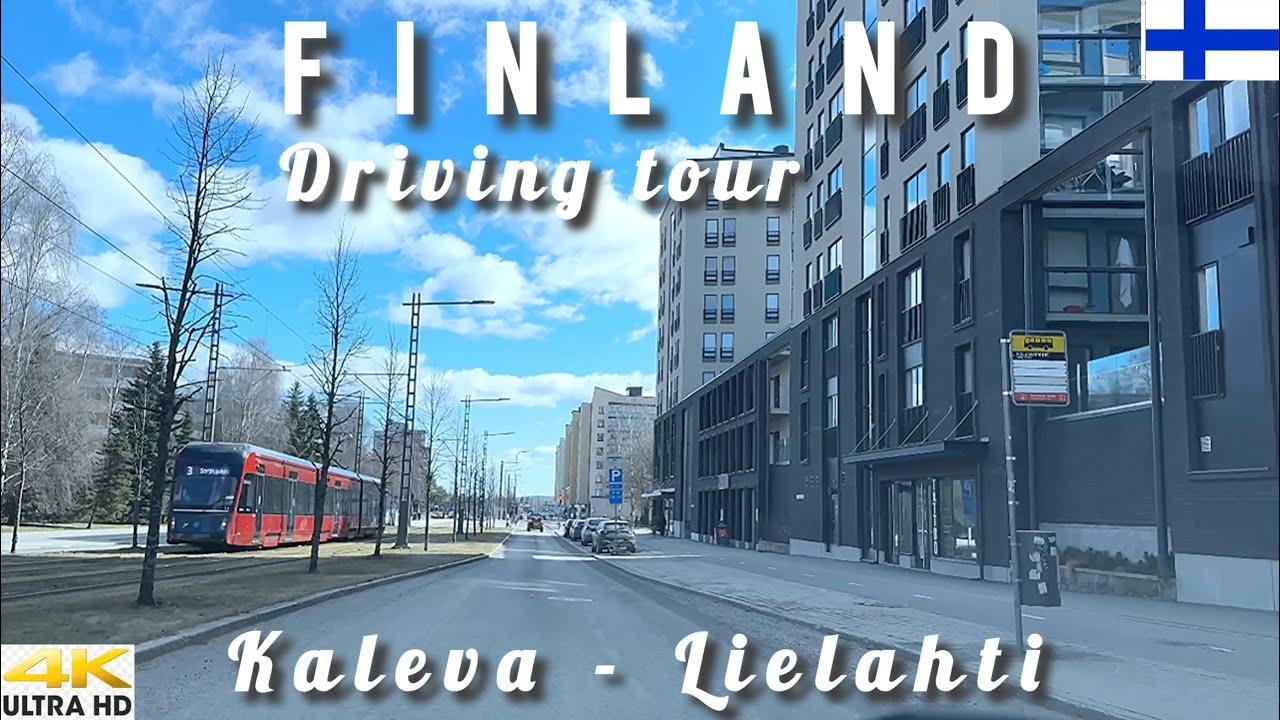 TAMPERE SPRING DRIVING TOUR FROM KALEVA TO LIELAHTI 🇫🇮 FINLAND 2025