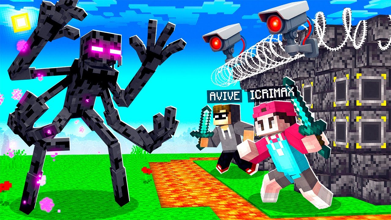 MONSTER ENDERMAN gegen SICHERSTES HAUS in Minecraft!