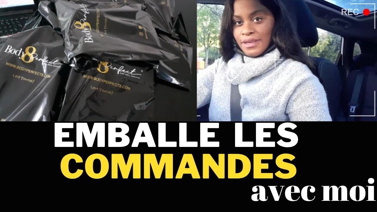 COMMENT JE PREPARE ET ENVOIE LES COMMANDES DE MA BOUTIQUE EN LIGNE |  VIE D'ENTREPRENEUR Ep.8