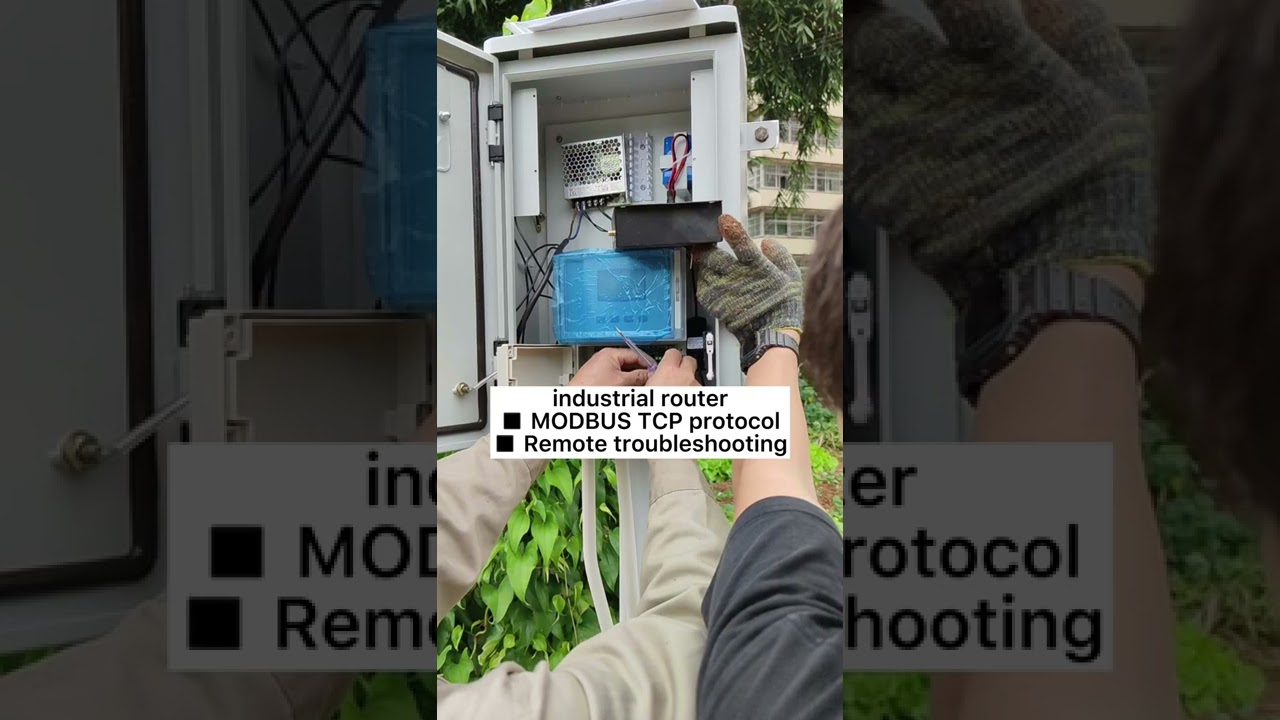 industrial router MODBUS TCP protocol◼ Remote troubleshooting