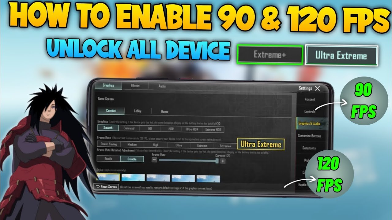 🔓 Unlock 120FPS & 90FPS 🔥 In BGMI 3.5 UPDATE | 100% Working In All Android Device In tamil
