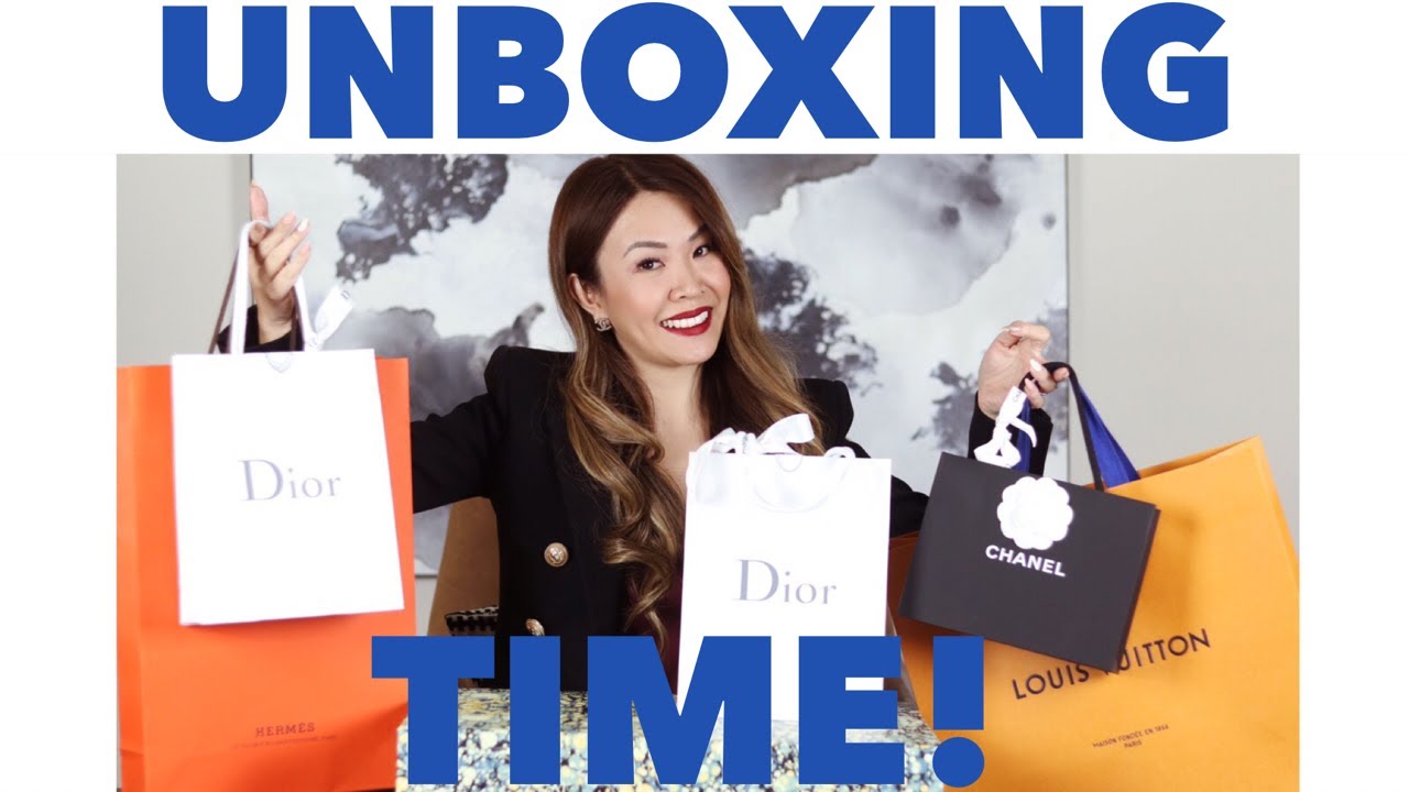 UNBOX WITH ME! | LUXURY HAUL ft LOUIS VUITTON, CHANEL, DIOR & HERMES