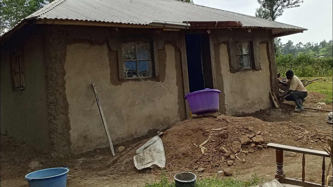 OFFICIALLY PLASTERING OF MY GRANDMA IS FINISHED AND WE START THE MOLDING