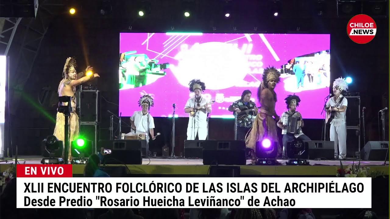 Llauquil, Caituy y Quilalar en vivo en el XLII Encuentro de las Islas del Archipiélago