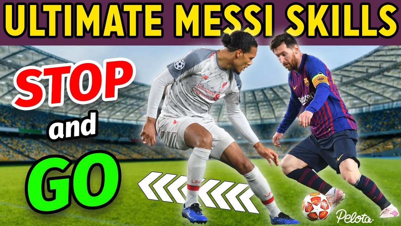 How to Master Messi's Stop & GO Dribble:  Easy Football Skills Tutorial to Level Up Your Game!