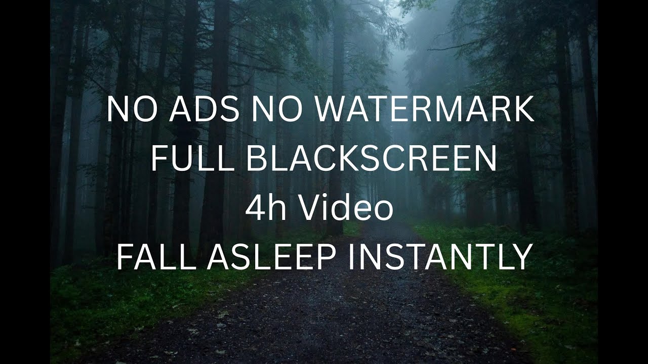 NO ADS Storm with REAL Thunders - Relax and Fall asleep in 30s