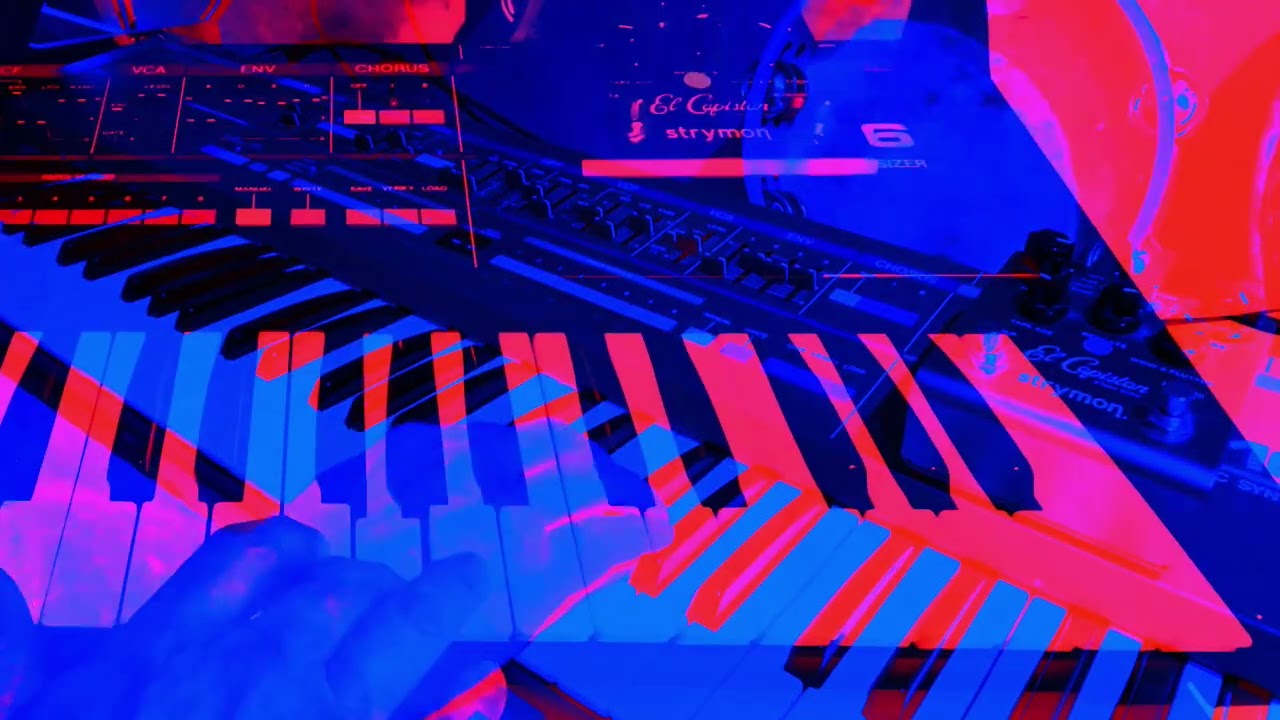 Roland Juno 106 Multitrack Synthwave Improvisation.