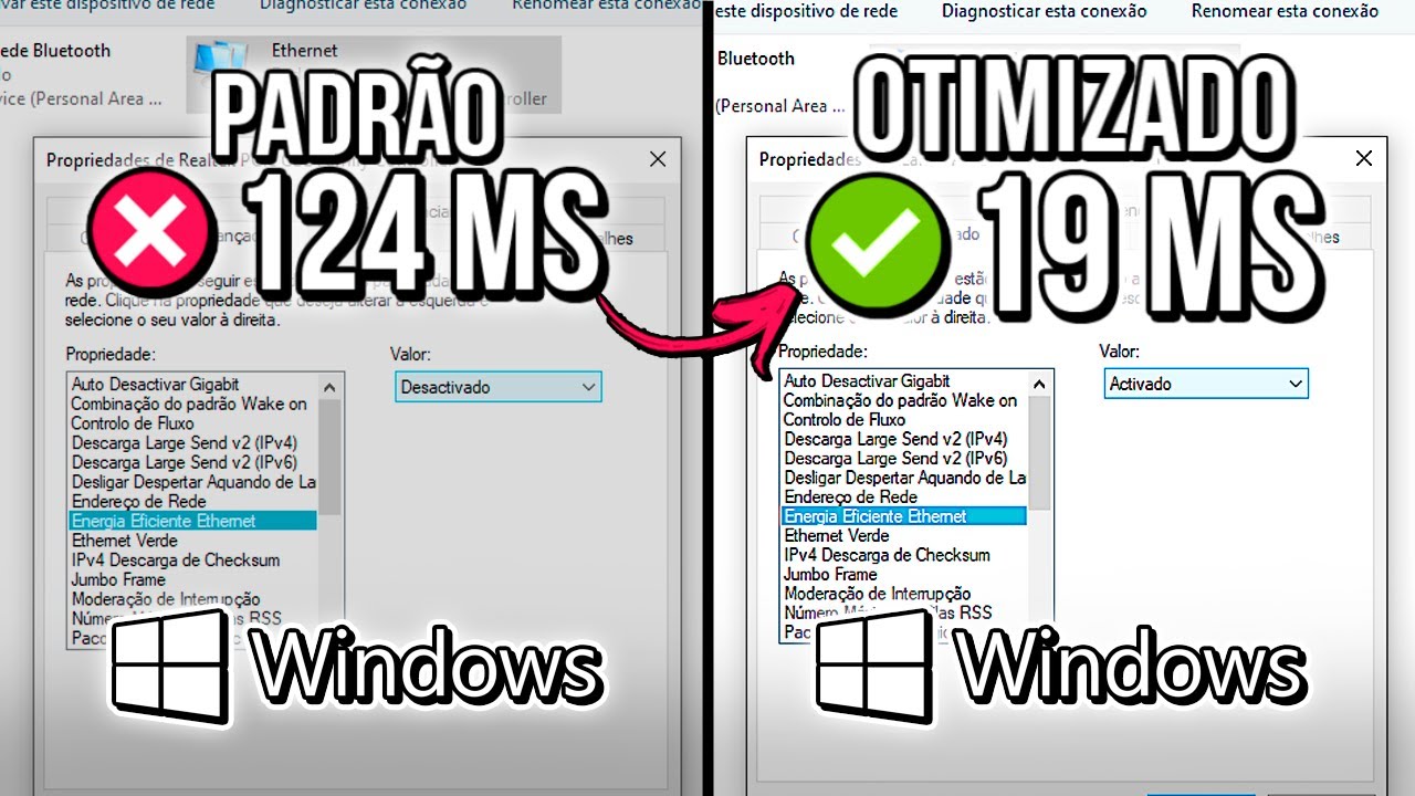 🔧 6 PASSOS PARA DIMINUIR O PING E TIRAR O LAG EM QUALQUER JOGO ONLINE 🔥✔️