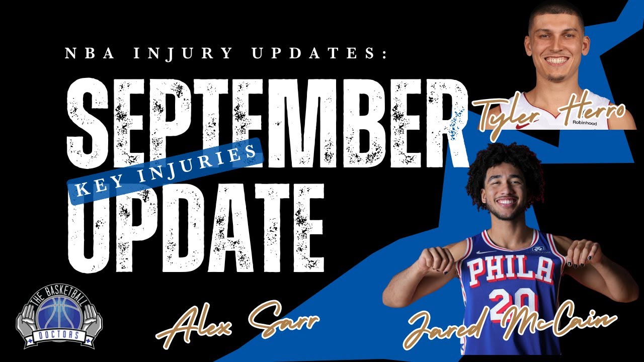 Новости о травмах в НБА за сентябрь | Джаред Маккейн, Тайлер Херро и Алекс Сарр