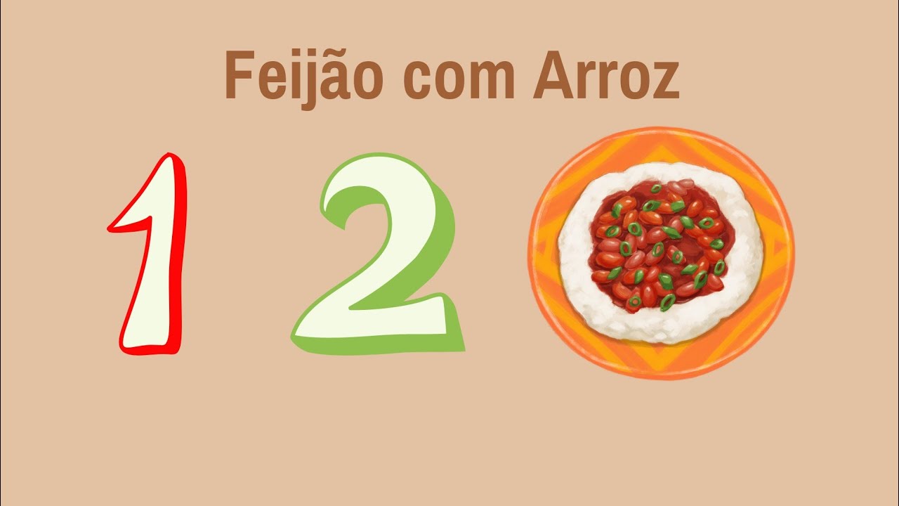 1, 2 feijão com arroz - Música infantil com pictogramas do ARASAAC
