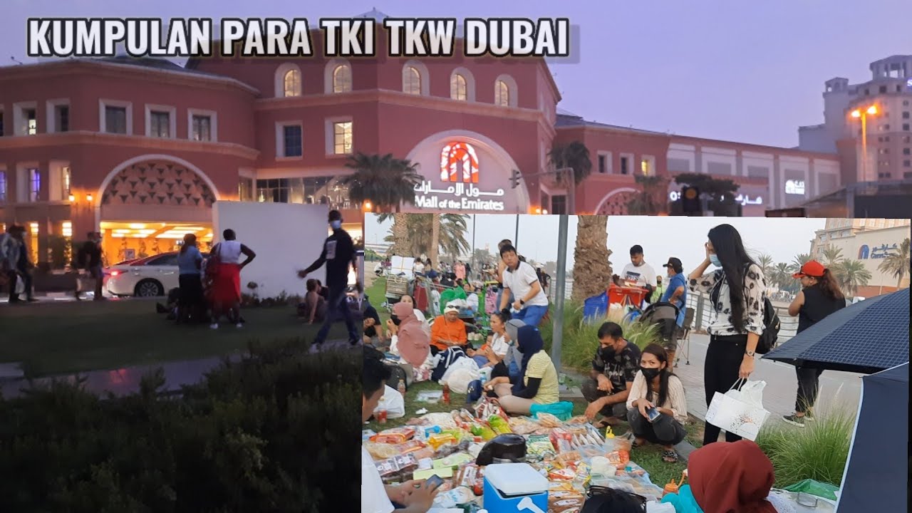 Collection of Dubai Migrant Workers||In front of Mall of the Emirates @Mamah zahra channel