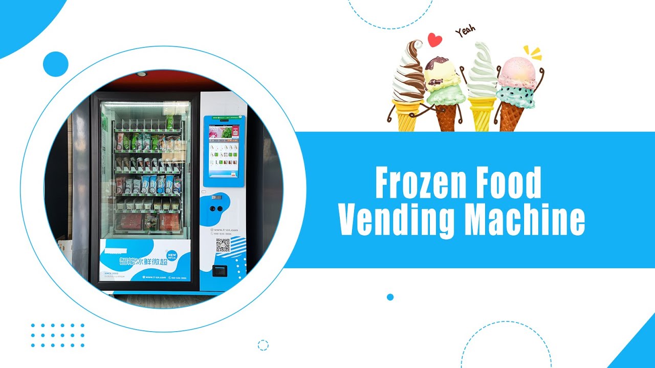 TCN Frozen Food Vending Machine(-18 degrees strong freezing)