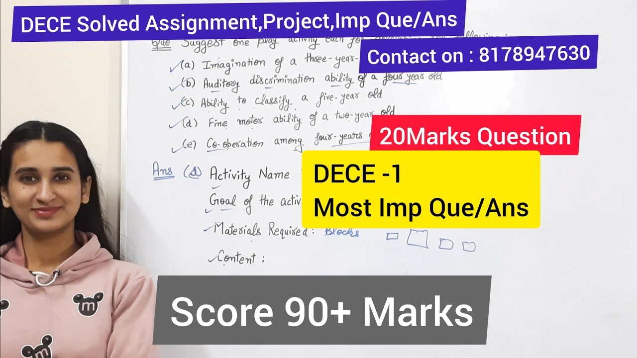 DECE Most Imp Que Ans NTT | Level Up Learning | Simran Gumber