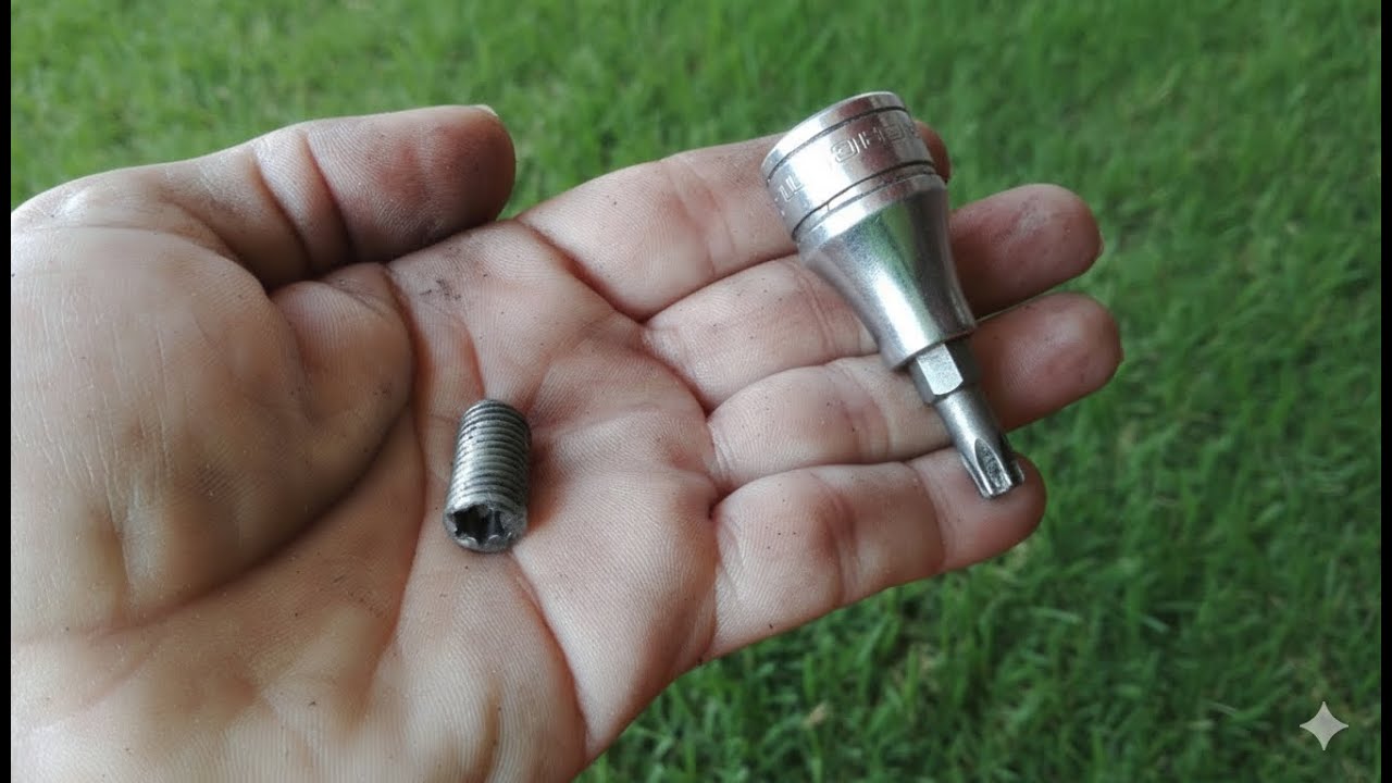 ASTUCE INFALLIBLE : Enlever une Vis ou un Boulon Cass&eacute; SANS Extracteur (M&eacute;thode Perceuse et Cl&eacute; Torx
