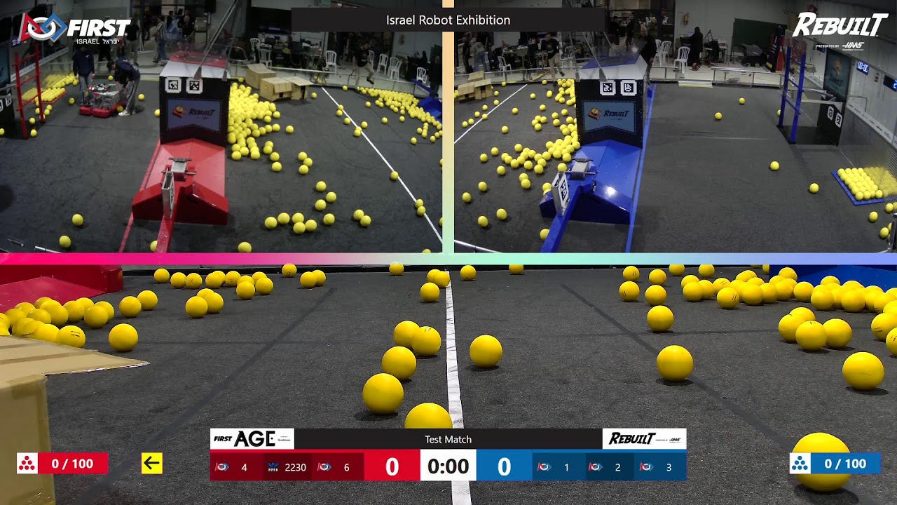 FIRST Robotics Competition Israel | Robot Exhibition | FIeld View | Day 2