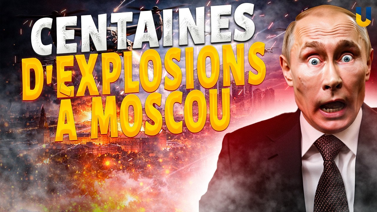 💥Attaque de DRONES sur Moscou! Explosions dans la capitale, aéroports fermés d'urgence