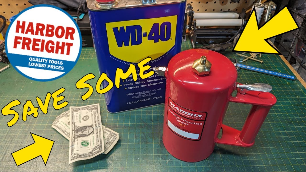 Refillable Pressurized Sprayer, Harbor Freight Maddox 32 OZ