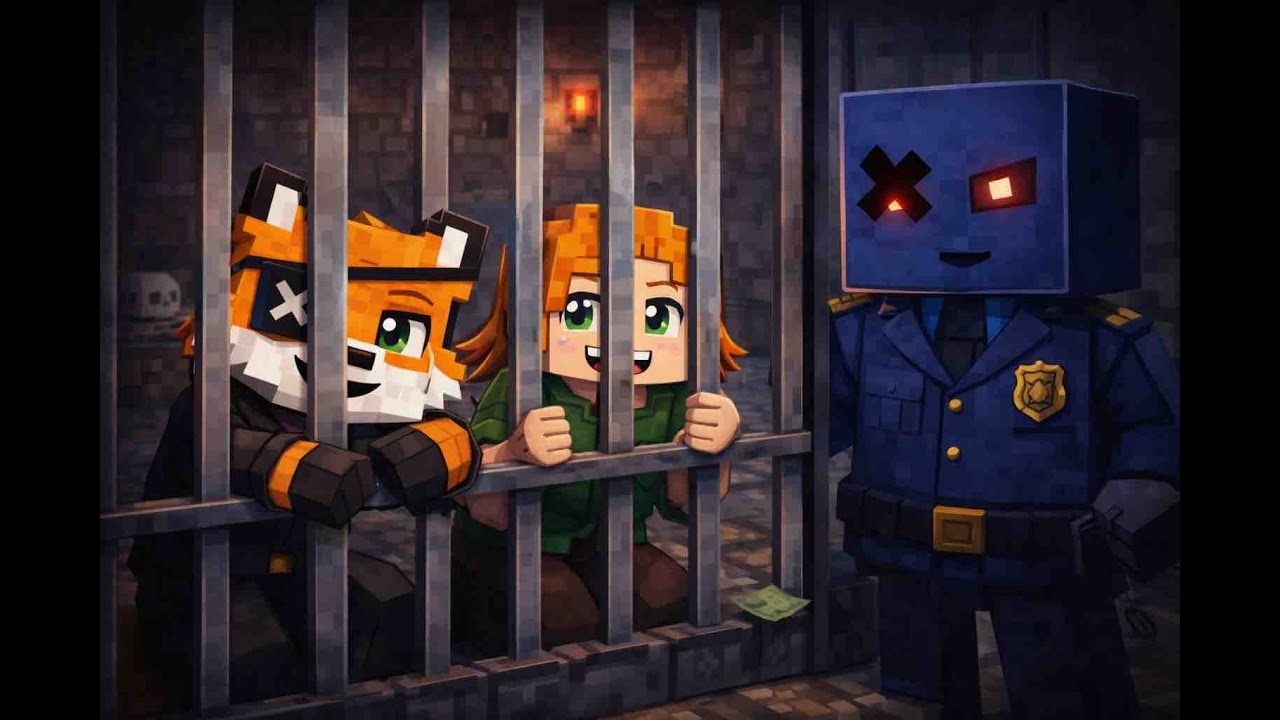 👉 Can Foxo & Loxo Escape Boxo’s Minecraft Jail? 😳 (The Heist Part 2)