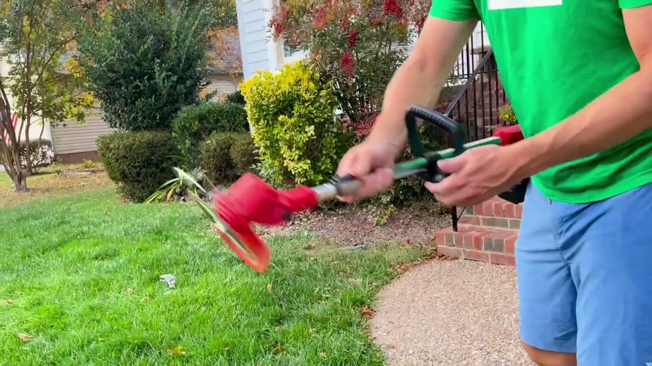 Cordless Weed Wacker 21V Electric Eater Battery Powered, Awesome and Easy to Assemble