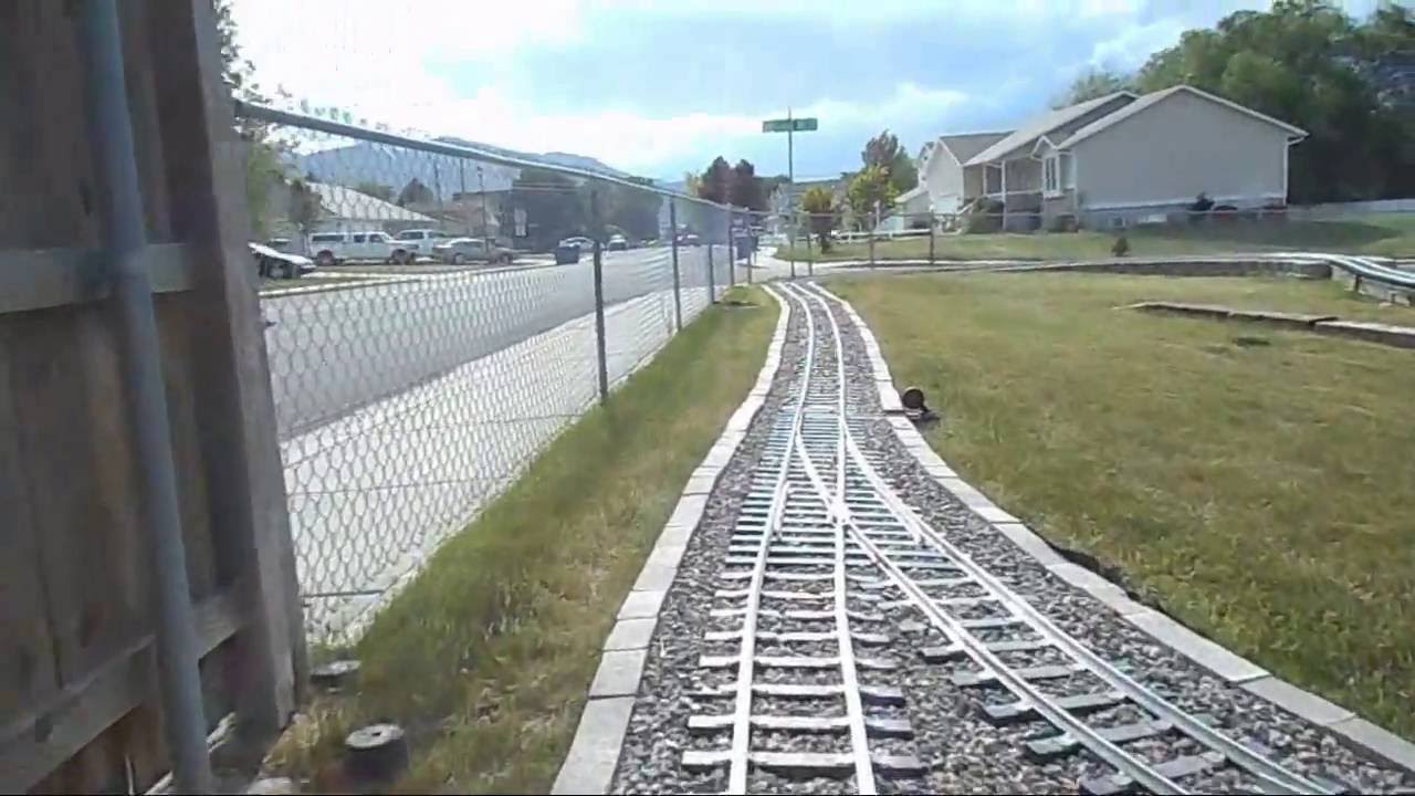 Completed Back Yard Railroad!!!   May 19, 2016.