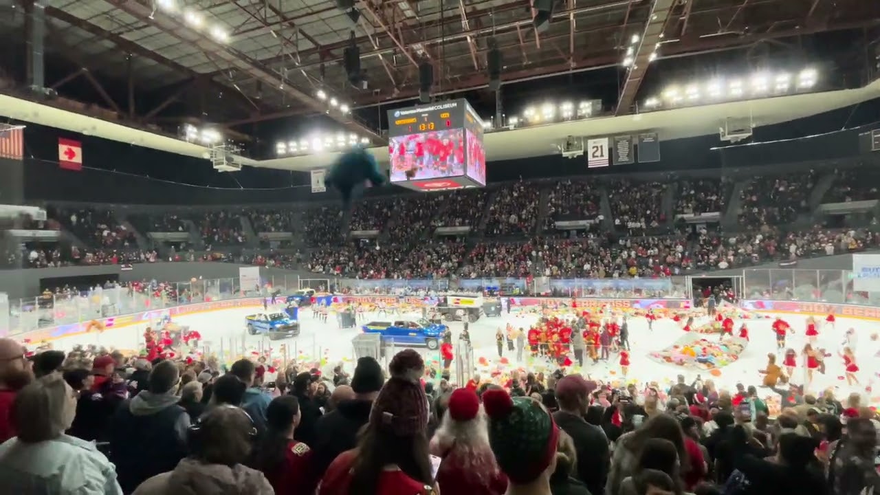 Portland Winterhawks Teddy Bear Toss  December 14, 2025