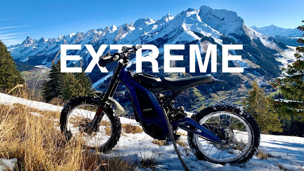 Sur Ron Riding in the Snow | Electric Dirt Bike